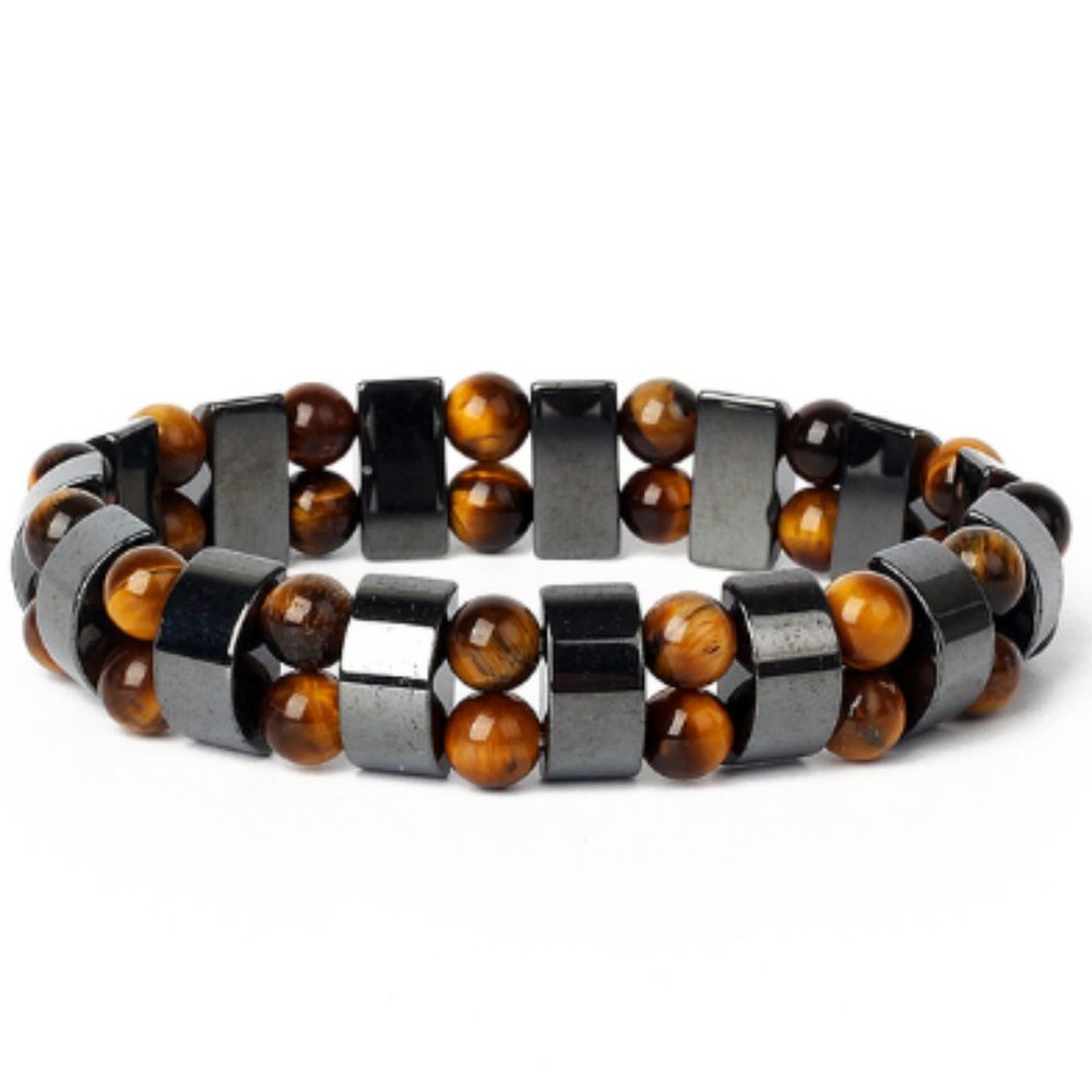 Magnetic Bracelet,Hematite Bracelet,Tiger Eye Bracelet,Magnetic,Tiger Eye Beads